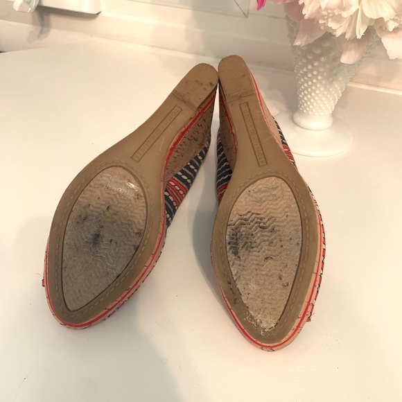 Tommy Hilfiger Cork Wedge shoes Red White & Blue - Picture 5 of 5